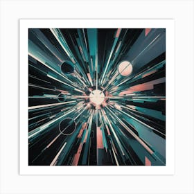 Abstract Space Art Print