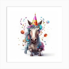 Unicorn Birthday Party Art Print