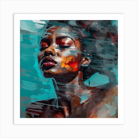 Abstract Of A Woman 10 Art Print