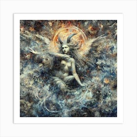 Angel Of The Sky Art Print