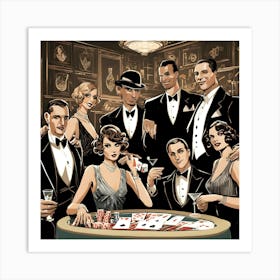 High Stakes and High Society Art Print