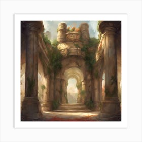 Fantasy Art, Fantasy Painting, Fantasy Painting 1 Art Print