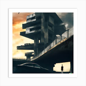 Futuristic City Art Print