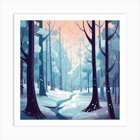 Winter Forest Art Print