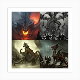 Dragon Shock Art Print