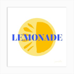 Lemonade Art Print