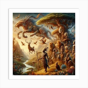 Faeries Art Print