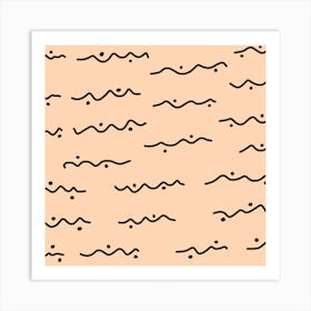 Wavy Pattern 1 Art Print