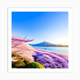 Sakura Trees In Bloom Art Print