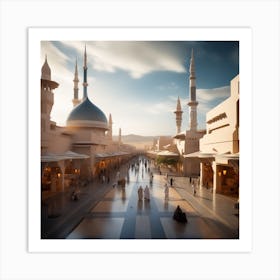 Islamic City 14 Art Print