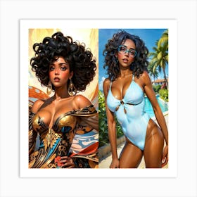 Afro-Futurism Art Print