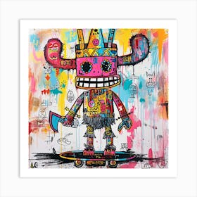 King Of The Skateboard Art Print