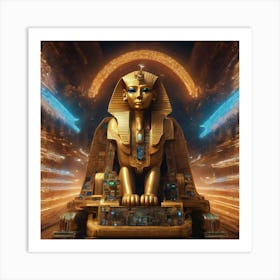 Egyptian Sphinx 8 Art Print
