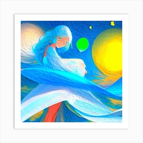 Prom night on planet X Art Print