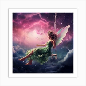 Fairy Swing Art Print