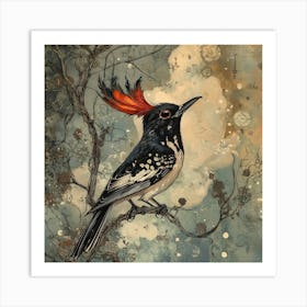 Bird On A Branch 5 Art Print