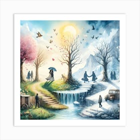 Winter Wonderland 4 Art Print