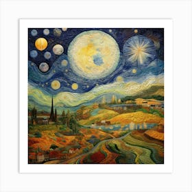 Starry Night 1 Art Print