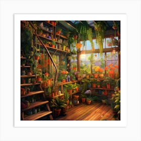 Garden Room 1 Art Print