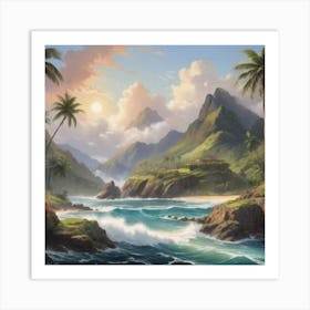 Hawaiian Landscape 2 Art Print