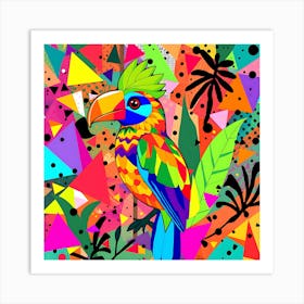 Colorful Tropical Bird II Art Print