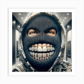 Gangster With Braces Art Print