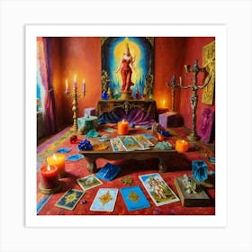 Tarot Room Art Print