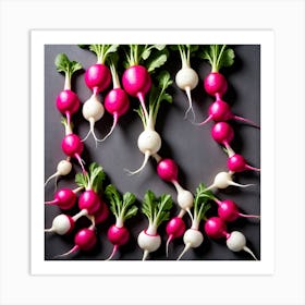 Radishes 24 Art Print