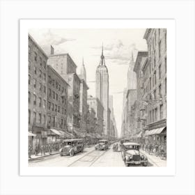 New York City Street Scene 6 Art Print