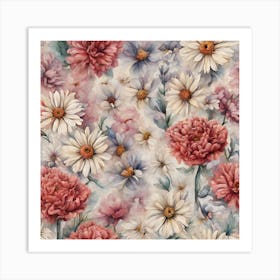 Carnations Art Print