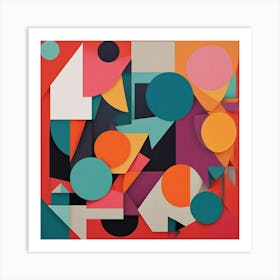 Abstract Shapes 2 Art Print