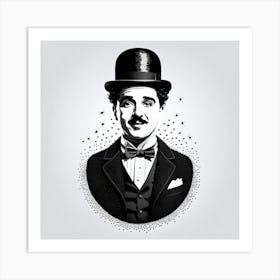 Charlie Chaplin 2 Art Print