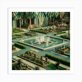 Garden In The Desert Art Print