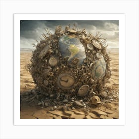 World Of Clocks Art Print