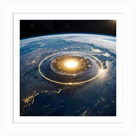 Earth Quake Art Print