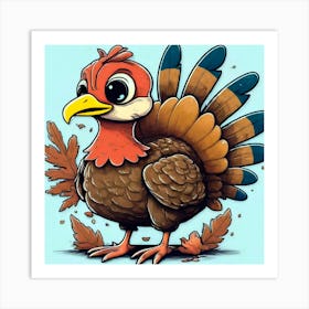 Thanksgiving Turkey Art Print