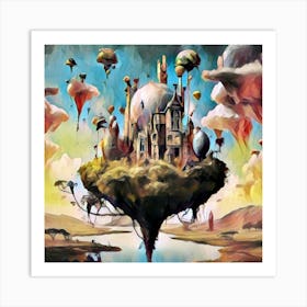 Castle In The Sky Art Print