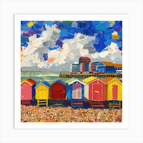 Magical Brighton Beach Series 1 Art Print