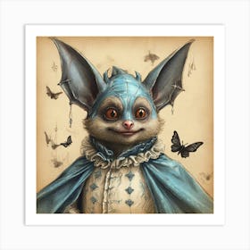 Fairy Bat Art Print