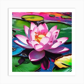 Lotus Flower 38 Art Print