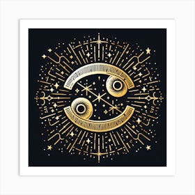 A Zodiac symbol, Cancer Art Print