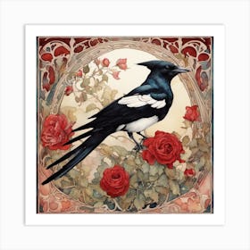 Magpie Art Print