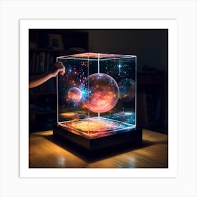 3d Planetarium Art Print