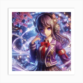 Anime Girl 8 Art Print