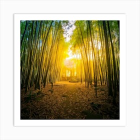 Firefly Enchanted Twilight Glow In Bamboo Forest 97902 Art Print