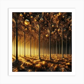 Fractal Forest Art Print