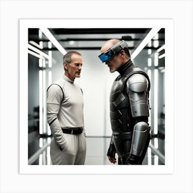 Steve Jobs And Steve Jobs 1 Art Print