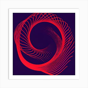 Simply Red (1) Art Print