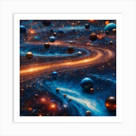 Space Galaxy Art Print