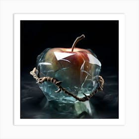 Apple In Ice Art Print